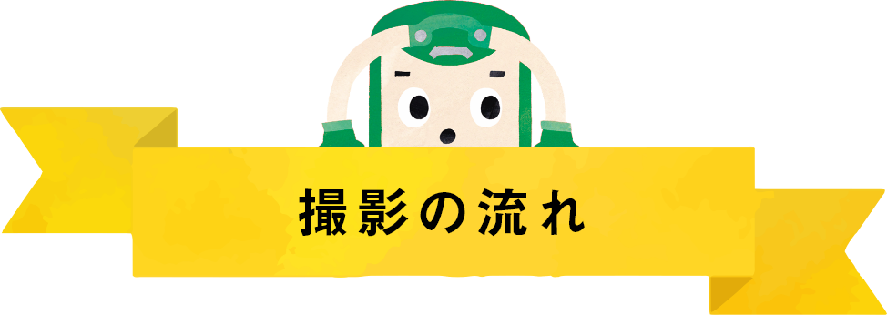 撮影の流れ