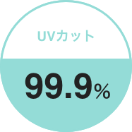 UVカット99.9%